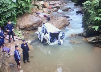 पाल्पाको रानीमहल नजिकै बैकुन्ठे भीरमा भएको जिप दुर्घटनामा ६ को मृत्यु, एक घाइते