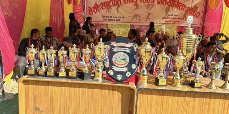 नोैबहिनि गाउँपालिकामा तेस्रो राष्ट्रपति रनिङशिल्ड प्रतियोगिता सुरु